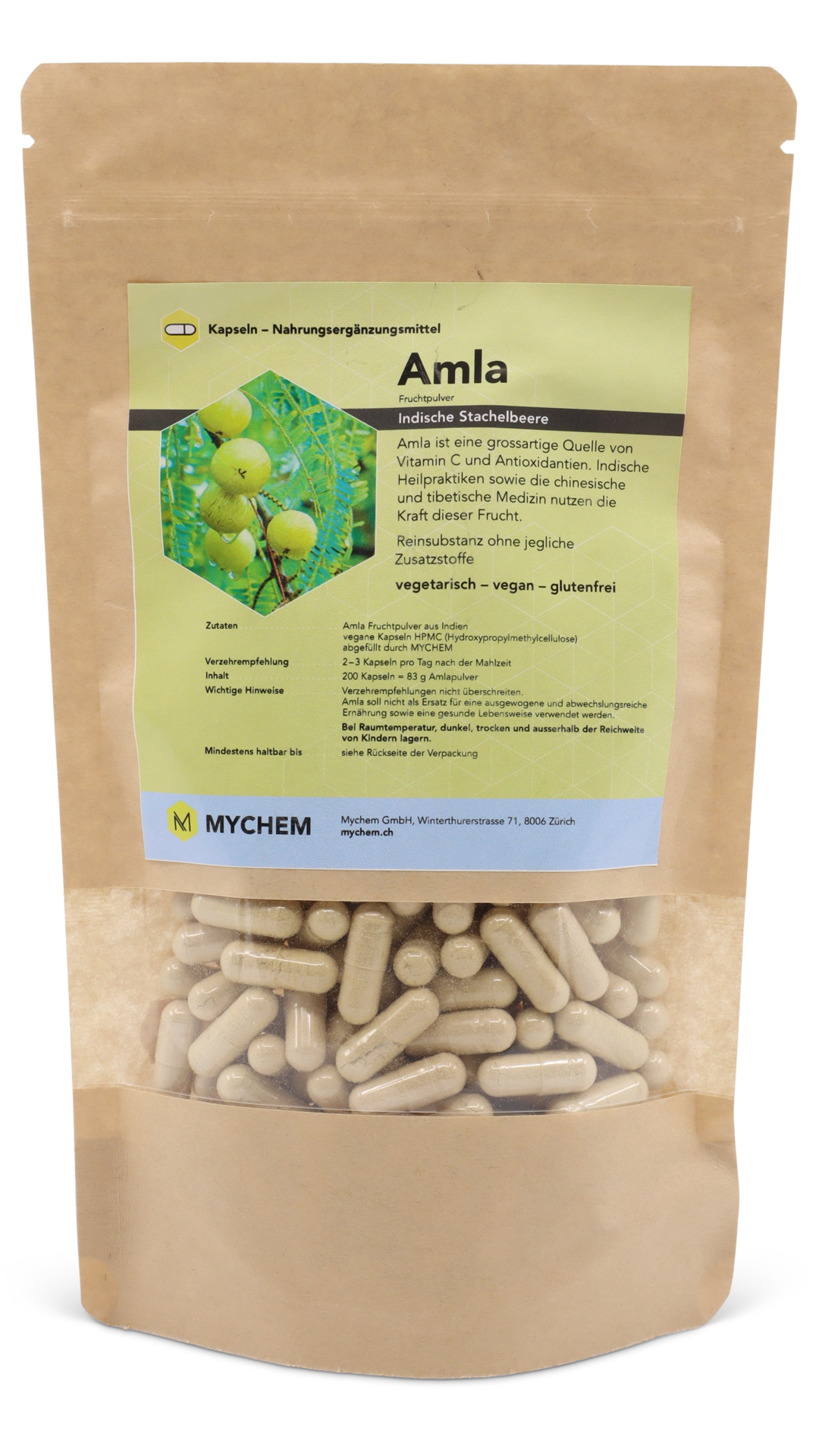 Capsules Amla, bio, végétalien, Offre spéciale 2 pour 1
