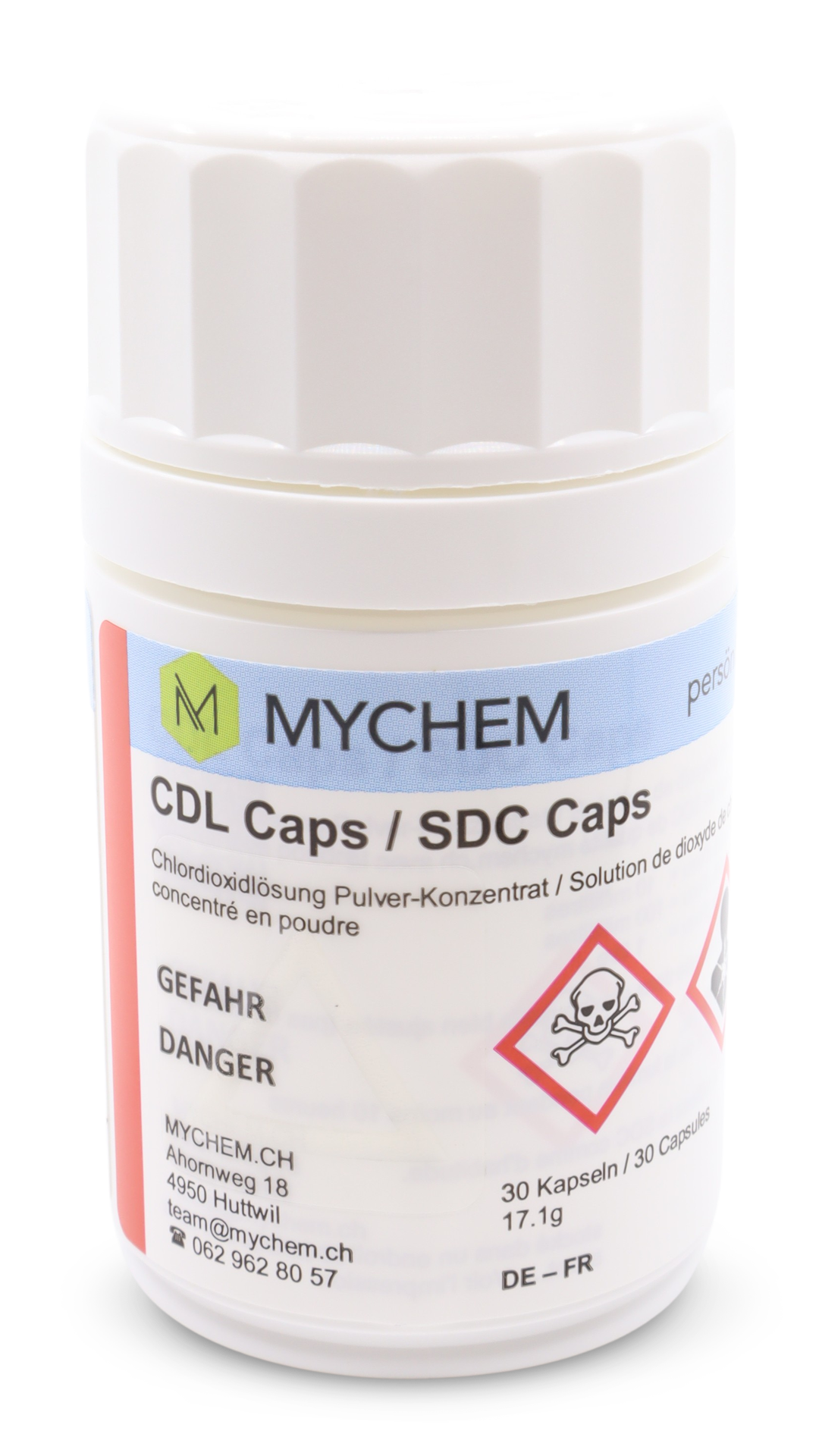 CDS Caps - Chlorine Dioxide Solution Powder Concentrate