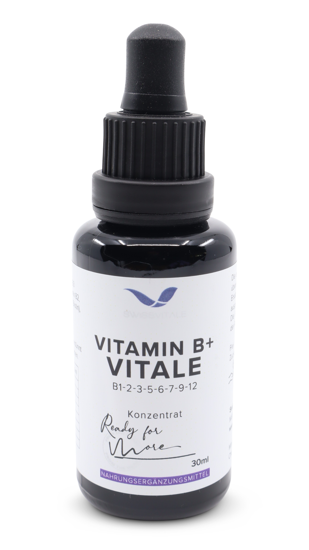 Vitamin B+ drops, organic, vegan
