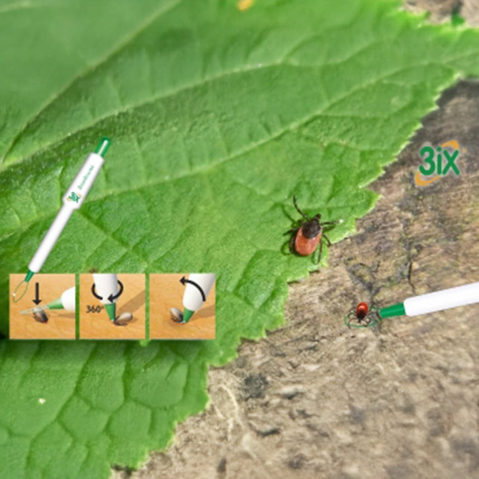 Zecken-Schlinge 3iX das Original