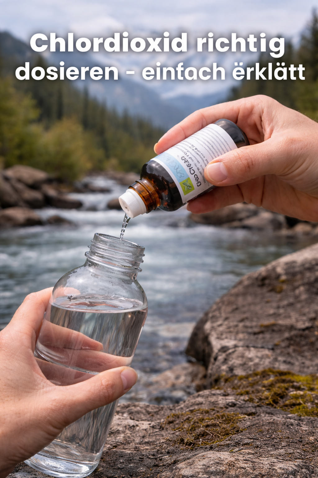 Chlordioxid richtig dosieren – einfach erklärt für unterwegs