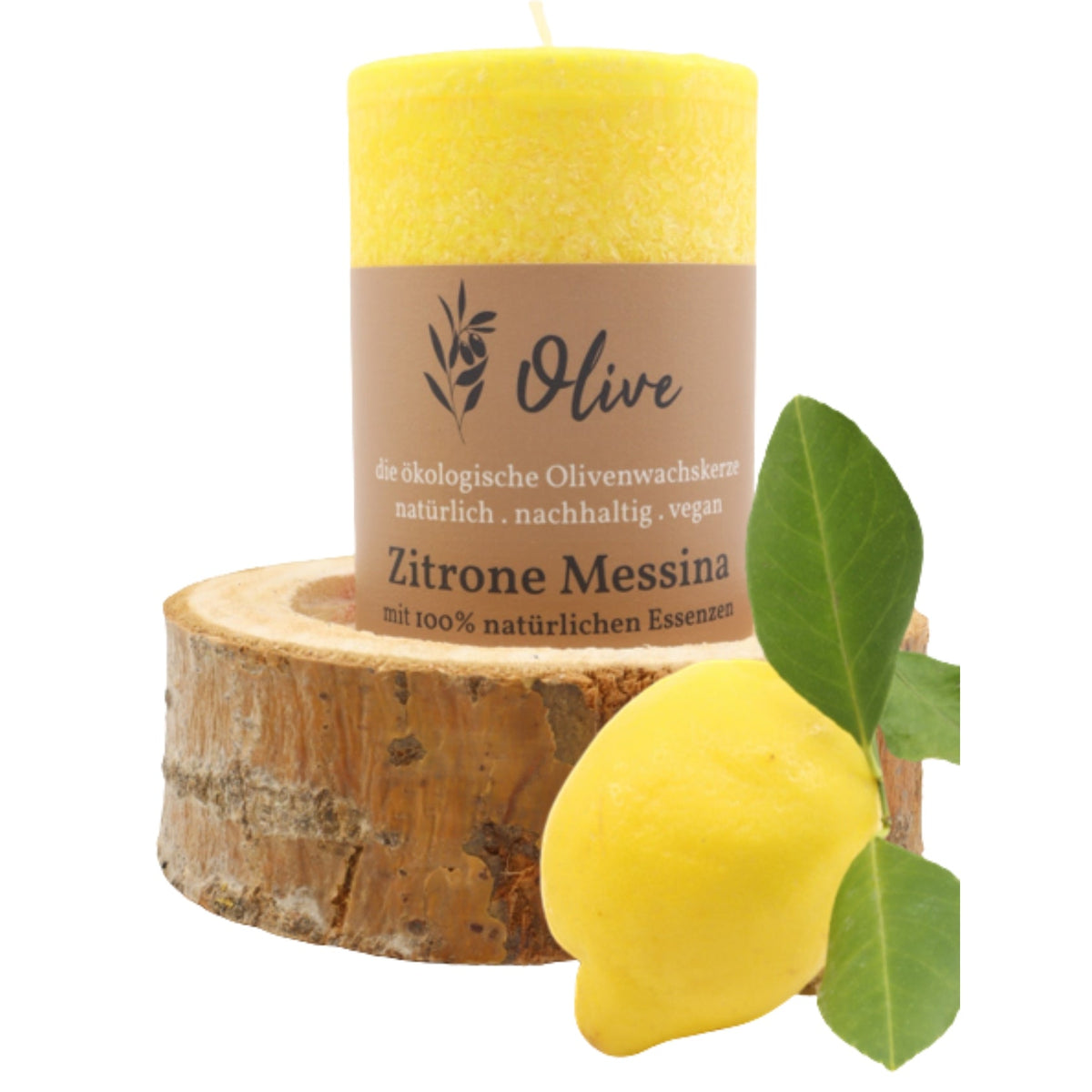 Lemon-Messina scented candle