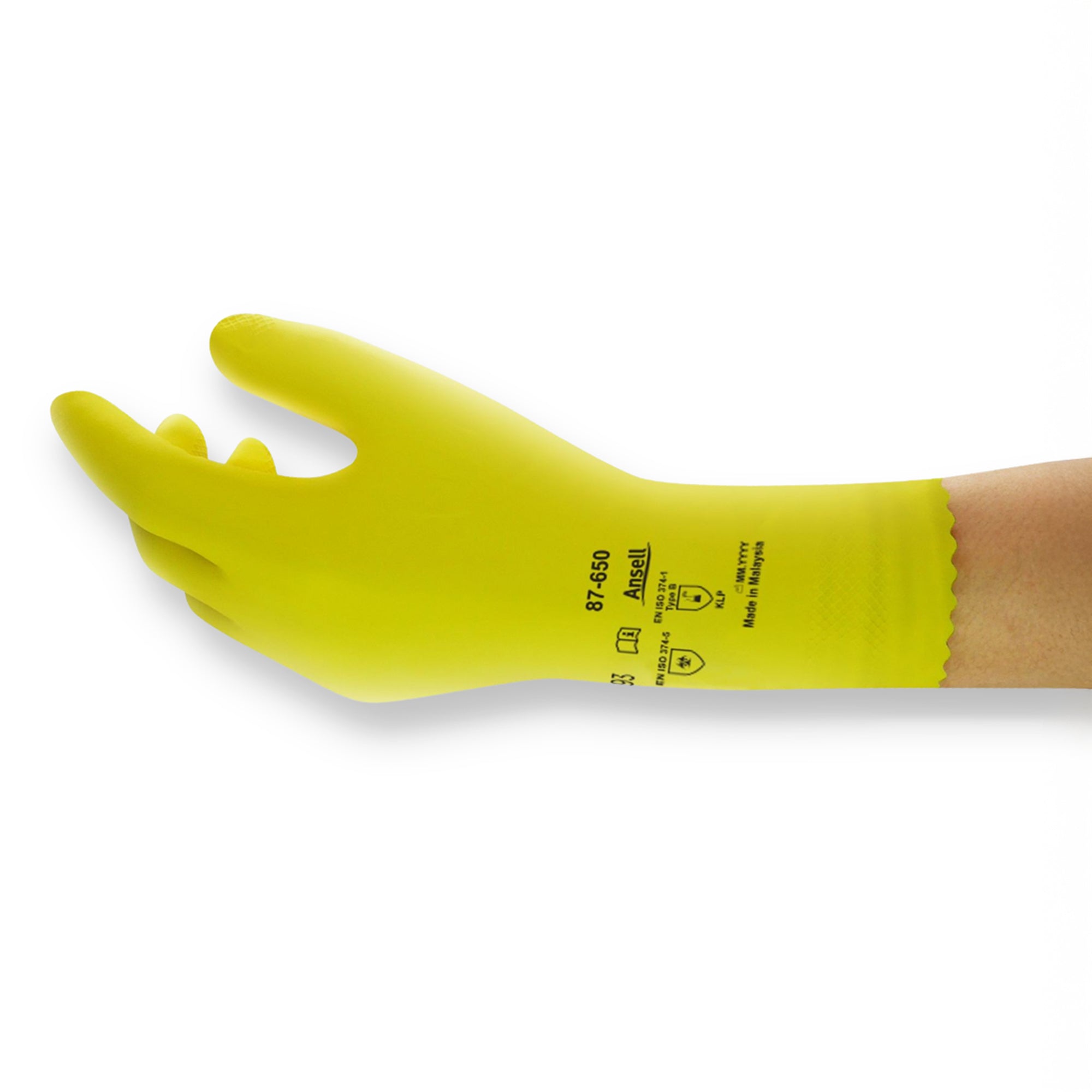 naturkautschuklatex handschuhe Schutzhandschuhe AlphaTec Naturkautschuklatex