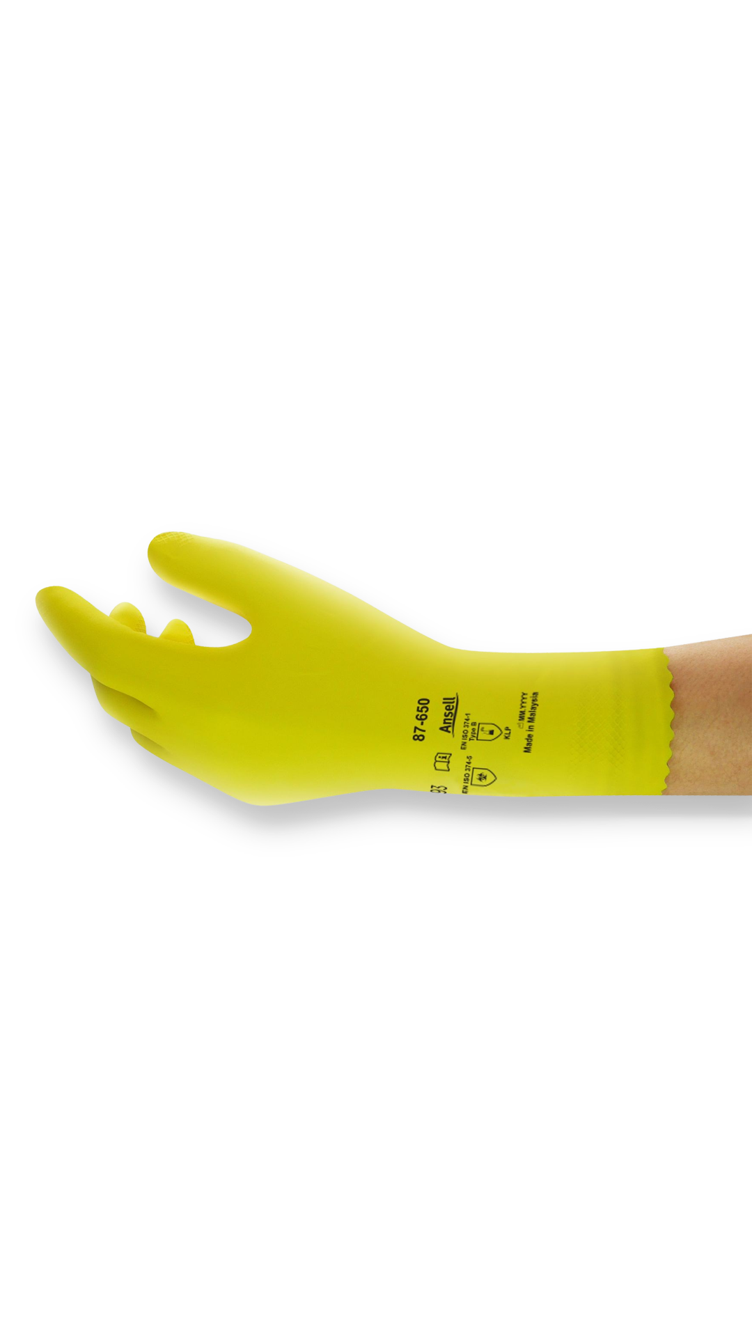 Gants de protection en latex de caoutchouc naturel AlphaTec