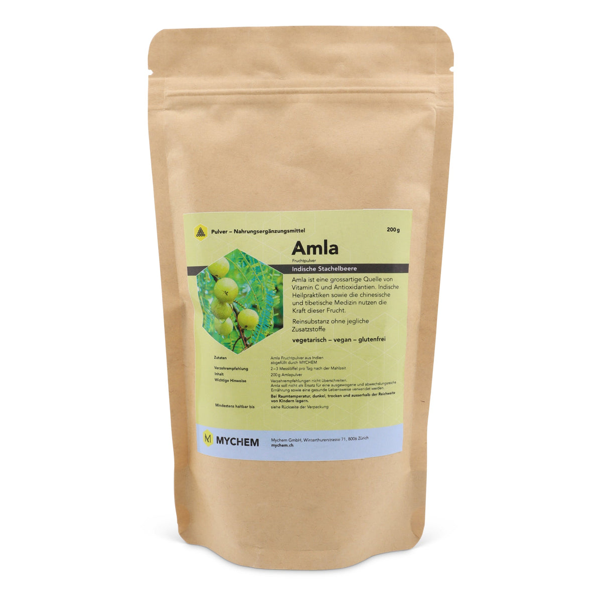 Poudre d&#39;amla, bio, végétalienne