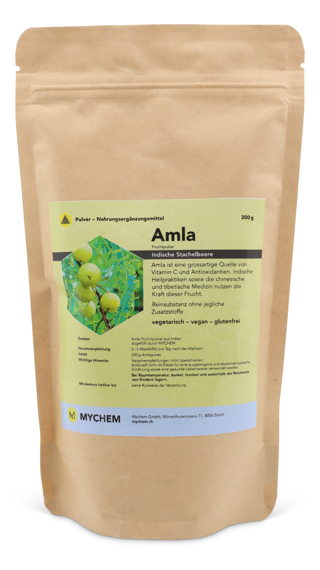 Poudre d'Amla, bio, végétalien, Offre spéciale 2 pour 1