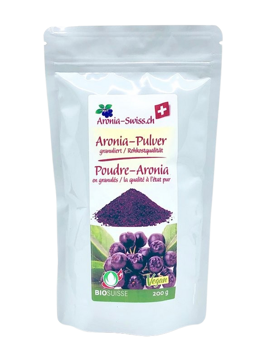 Aronia Pulver granuliert Bio, Schweiz (OPC)