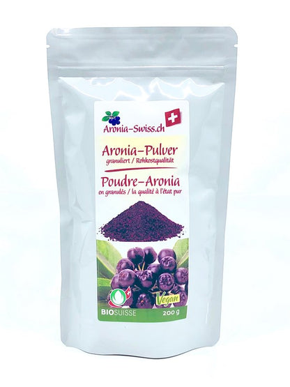 Aronia Pulver granuliert Beutel Bio, Schweiz (OPC)