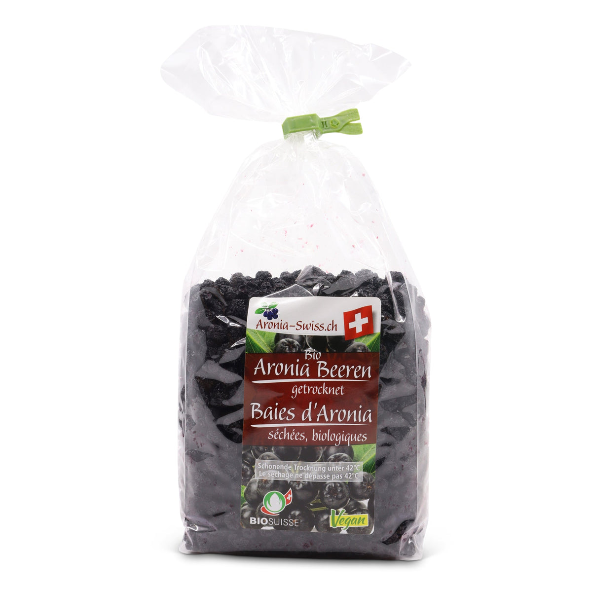 Baies d&#39;aronia séchées Bio, Suisse (OPC)