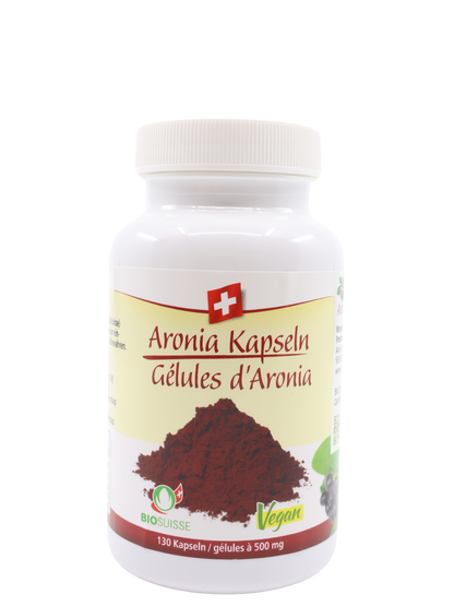 Aronia Kapseln Bio, vegan, Schweiz (OPC)