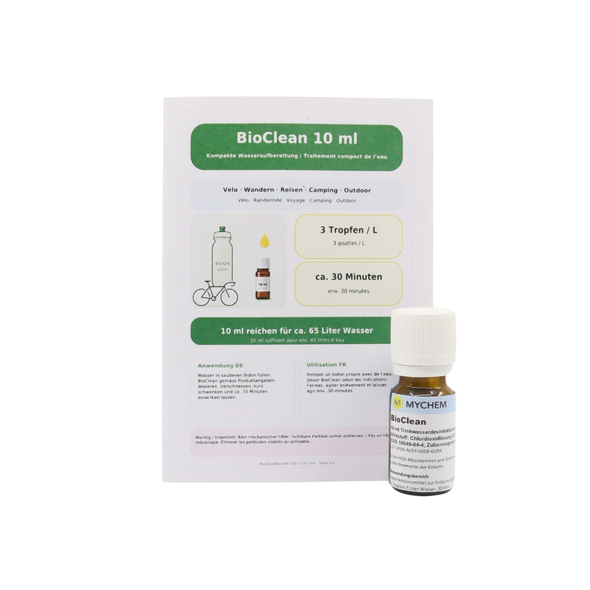BioClean 10ml Trinkwasseraufbereitung
