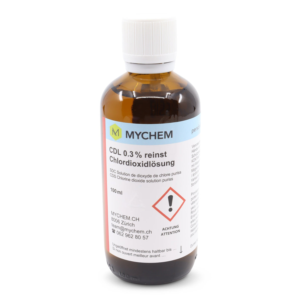 SDC Solution de dioxyde de chlore pur à 0,3% de qualité supérieure