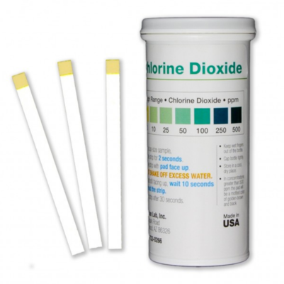 Bâtonnets de mesure (dioxyde de chlore ClO2)