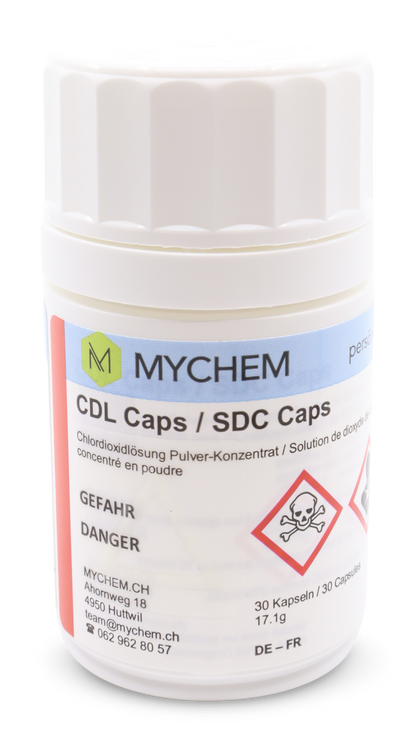 CDS Caps - Chlorine Dioxide Solution Powder Concentrate
