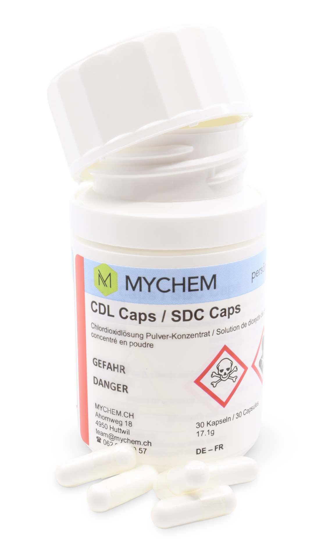 CDS Caps - Chlorine Dioxide Solution Powder Concentrate