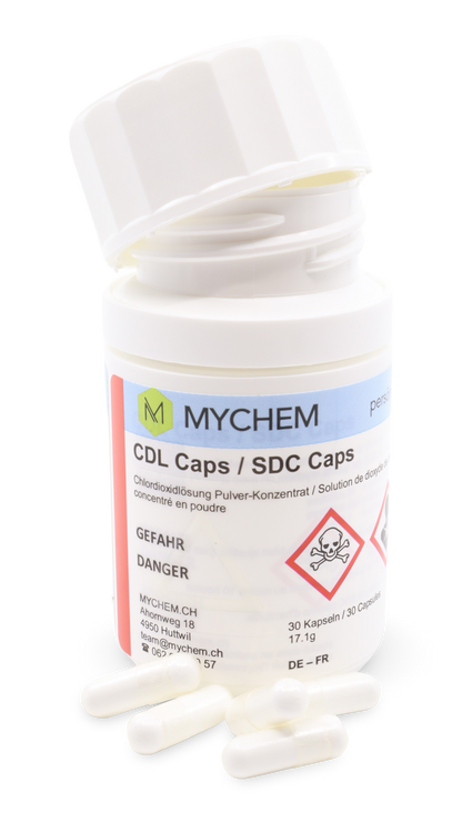CDS Caps - Chlorine Dioxide Solution Powder Concentrate