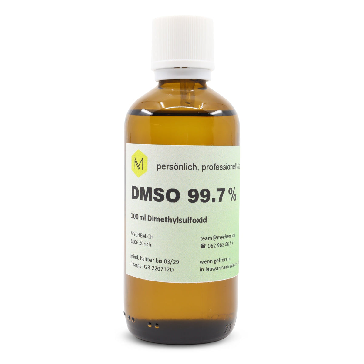 DMSO 99,7% technisch 100ml mit Tropfeinsatz