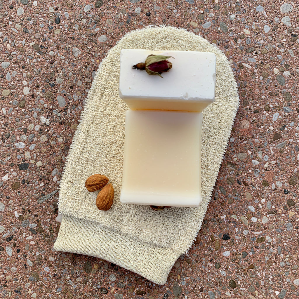 Facial soap almond oil