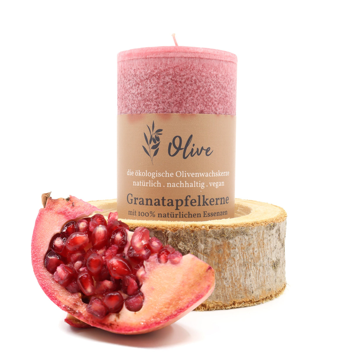 Pomegranate seed scented candle