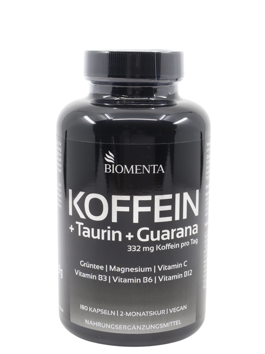 Koffein + Taurin + Guarana Kapseln