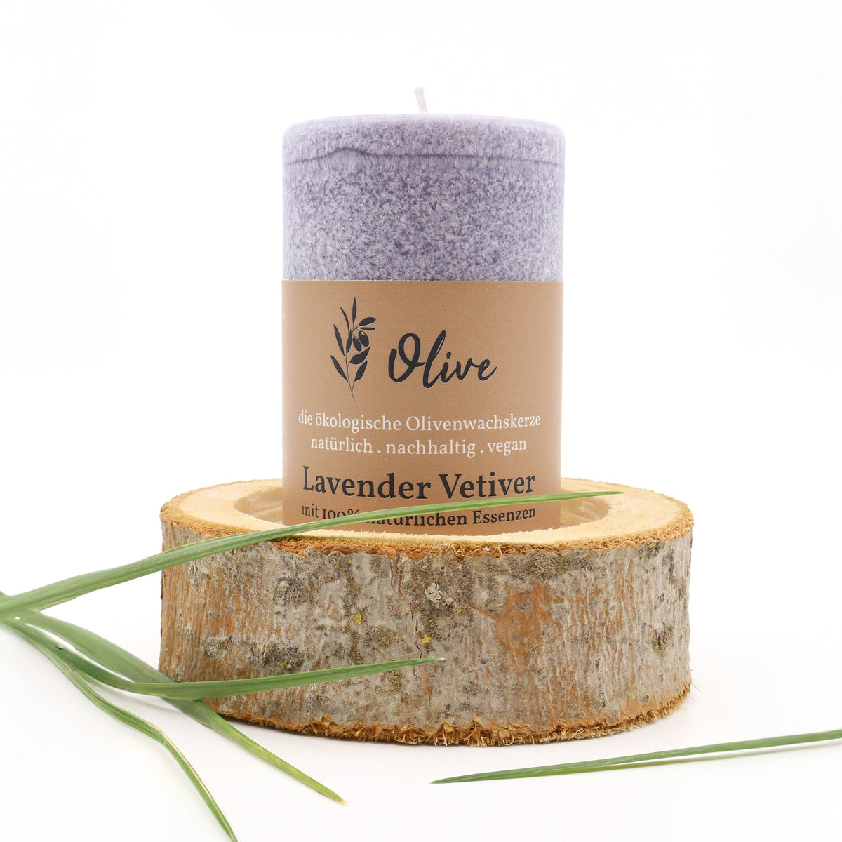 Lavender-Vetiver scented candle
