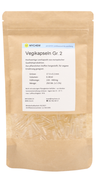 Capsules empty vegan