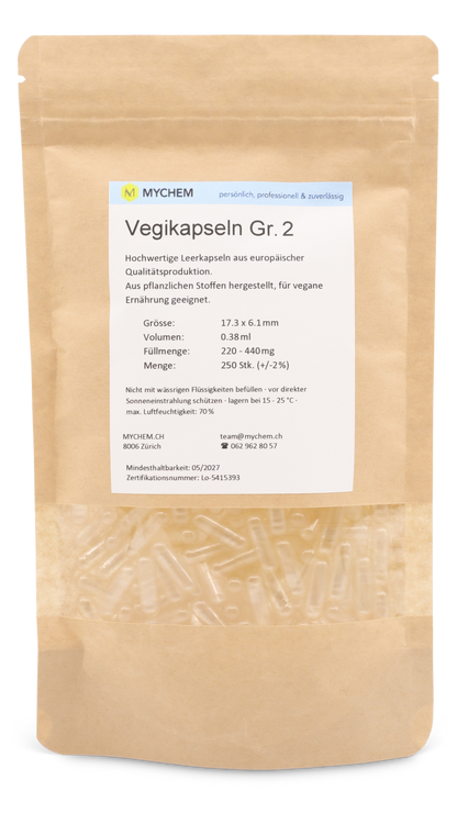 Vegikapseln leer