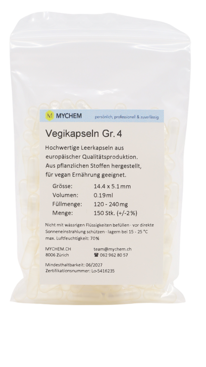 Capsules empty vegan