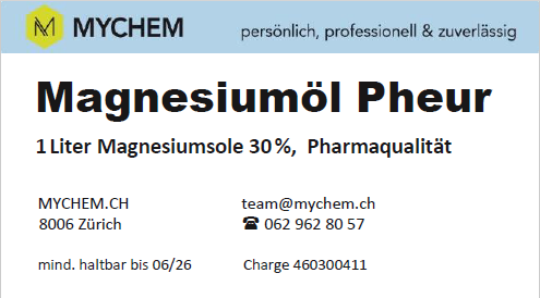 Magnesiumöl 30% Pharmaqualität, Liter