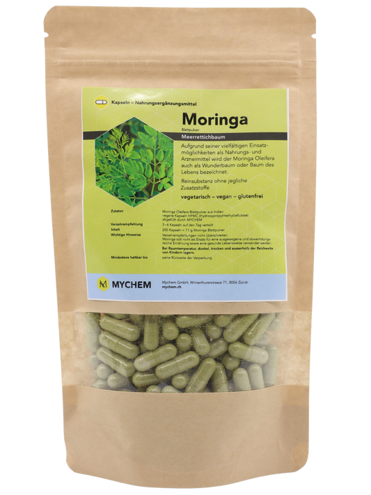Moringa oleifera Kapseln, bio, vegan