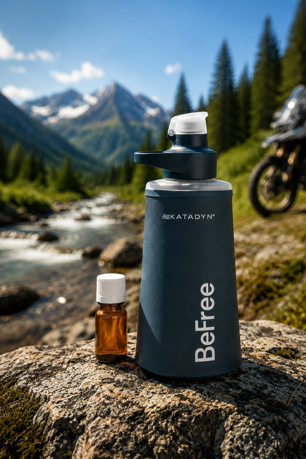 Outdoor Wasserfilter Set mit BioClean – Wasser unterwegs geschmacksneutral aufbereiten