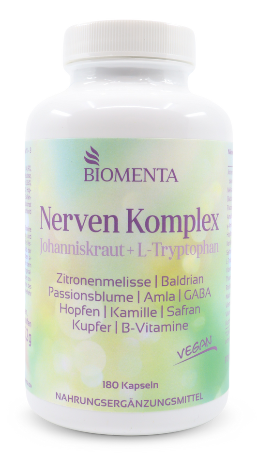 Capsules de complexe nerveux, aide au sommeil