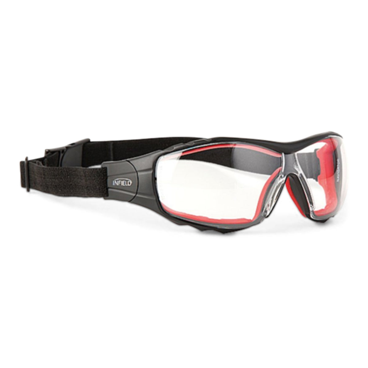 Lunettes de protection Navigator noir/rouge clair