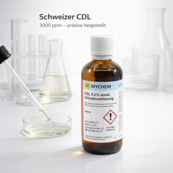 CDL Chlordioxid Lösung 0,3 % (3000 ppm) – Schweizer Qualität