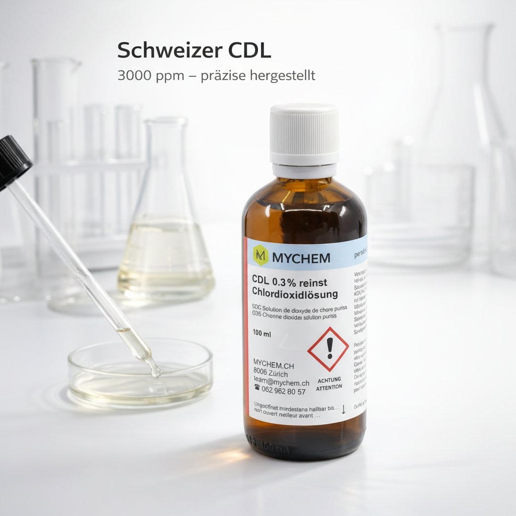 CDL Chlordioxid Lösung 0,3 % (3000 ppm) – Schweizer Qualität