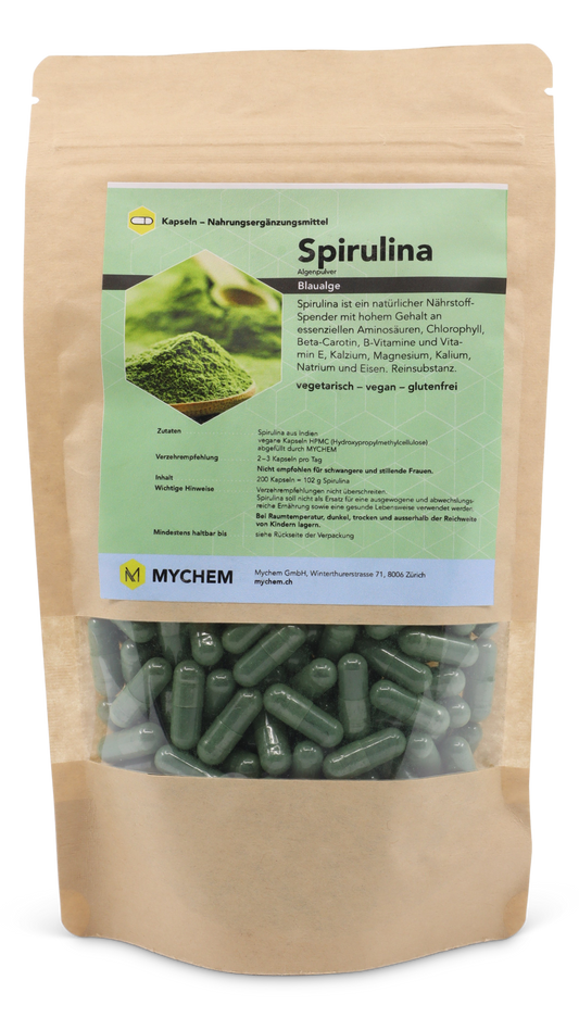 Capsules de spiruline, végétalien, Offre spéciale 2 pour 1