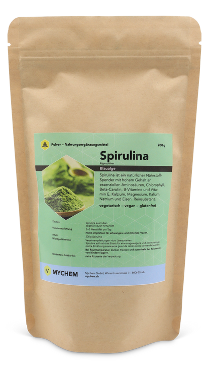 Spirulina Pulver, vegan