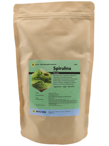 Spiruline en poudre, végétalien