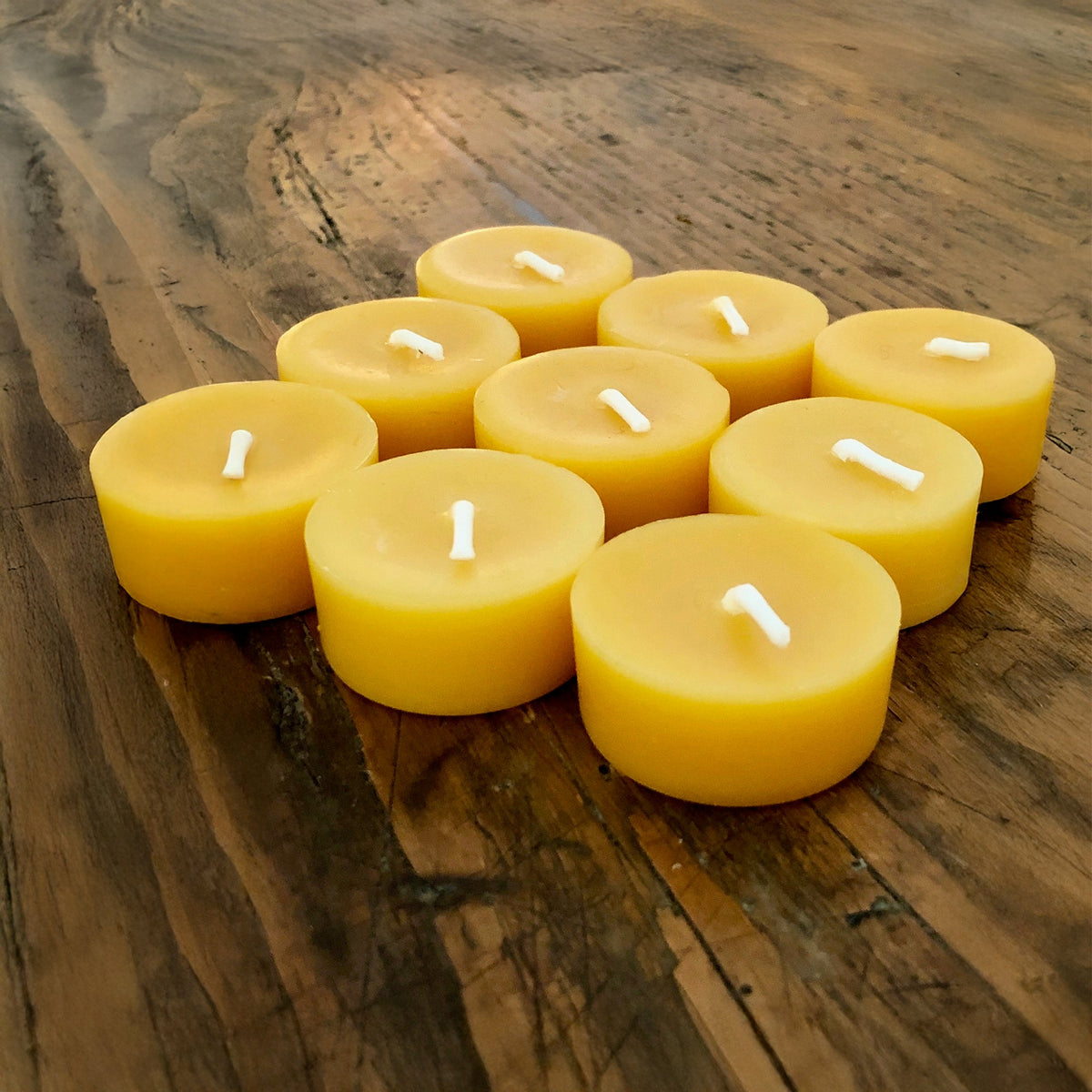 Bougies à chauffe-plat / bougies de réchaud, à grande flamme, cire d&#39;abeille