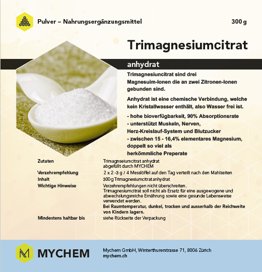 Trimagnesiumcitrat Pulver pheur