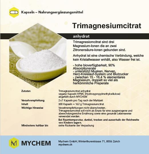 Trimagnesiumcitrat Kapseln pheur