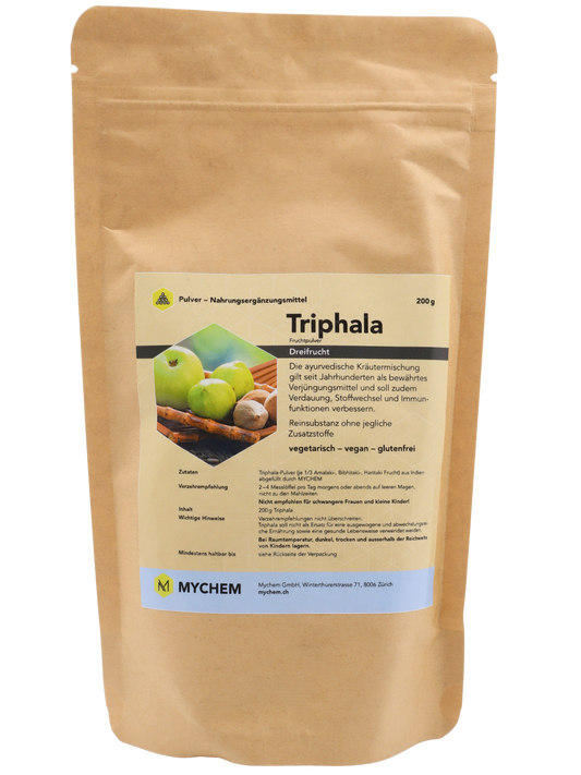 Triphala Pulver, bio, vegan