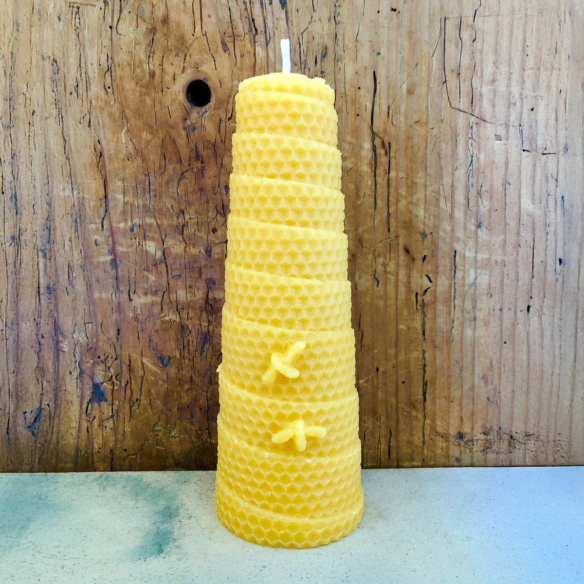 Bougie nid d&#39;abeille, cire d&#39;abeille