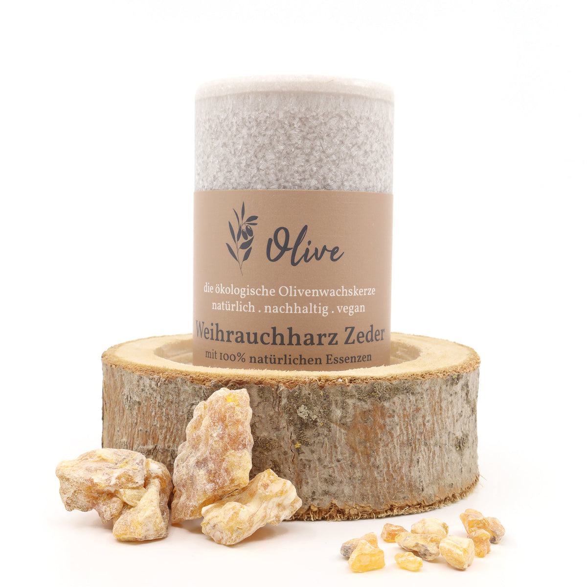 Frankincense resin cedar scented candle